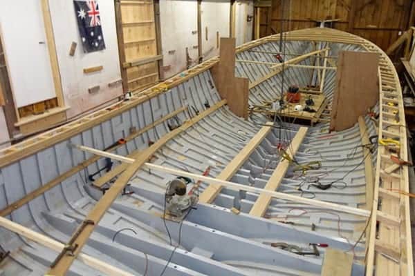 Carvel Construction John S Bay Boat Co Builds A Wooden Lobster Boat