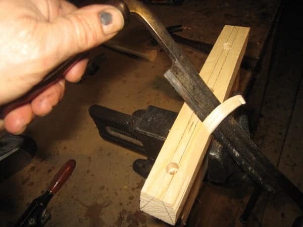 boatbuilding practice: the forty inch skiff off center