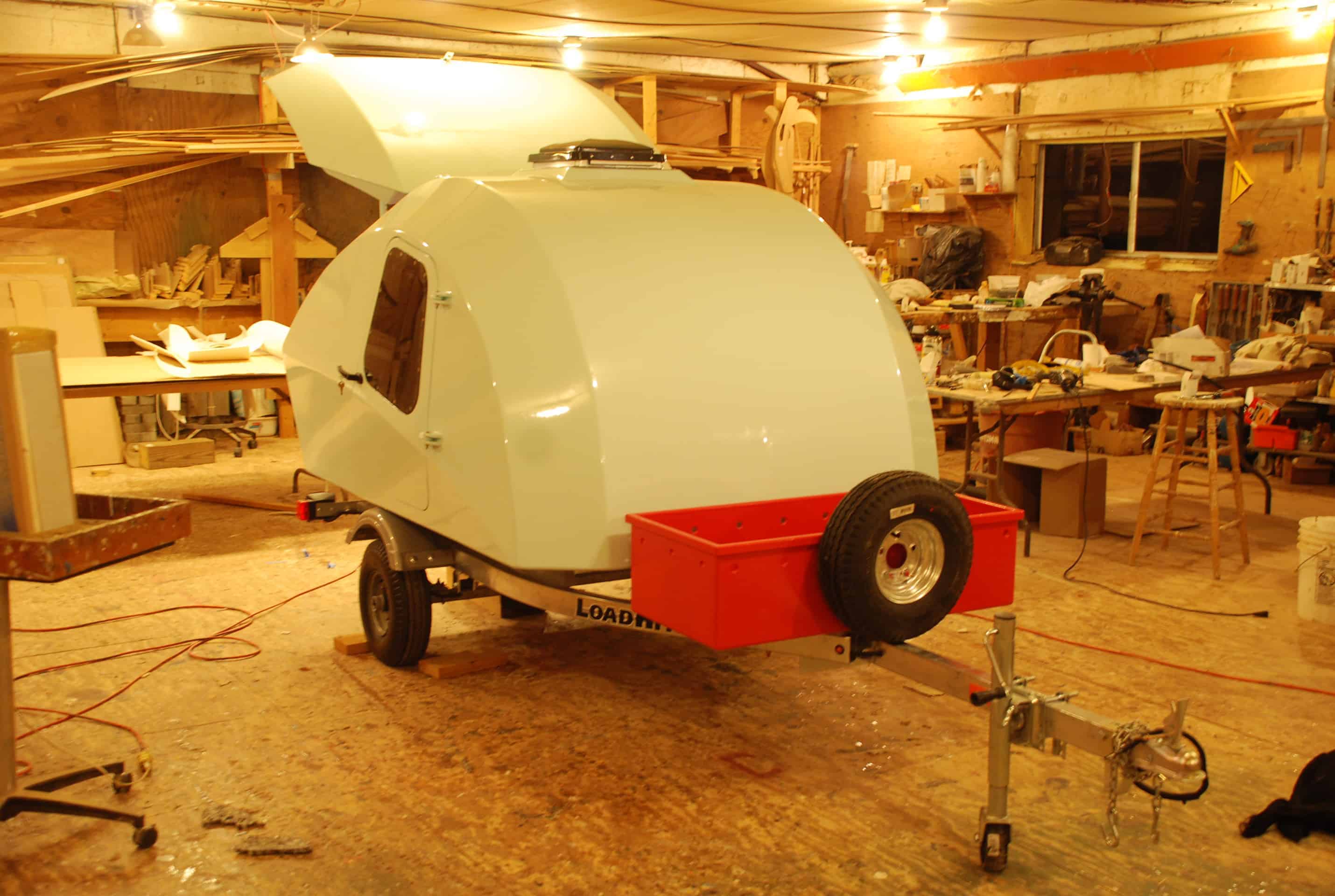 a stitch-and-glue teardrop trailer with geoff kerr off