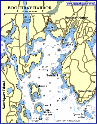 Sterling Hayden Boothbay Harbor Map 313x400 