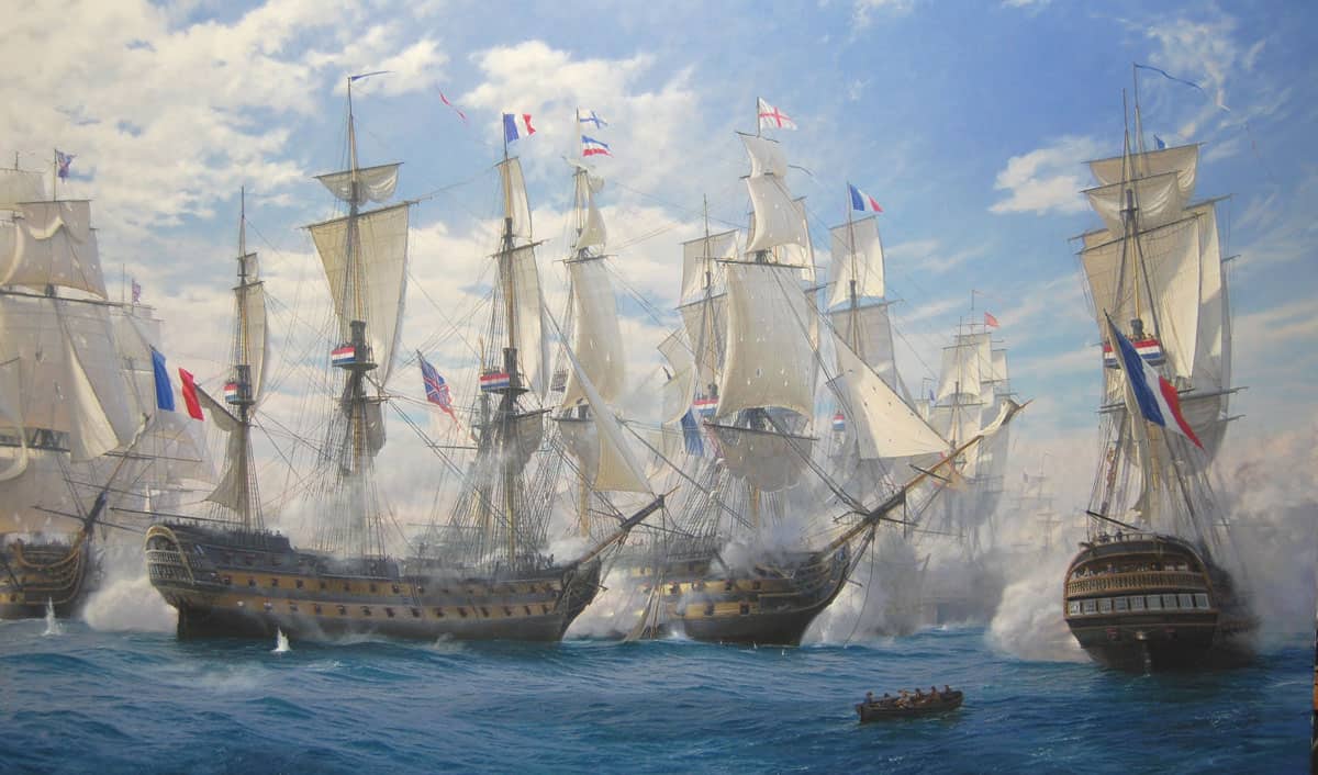 Steven Dews' Battle of Trafalgar - OffCenterHarbor.com