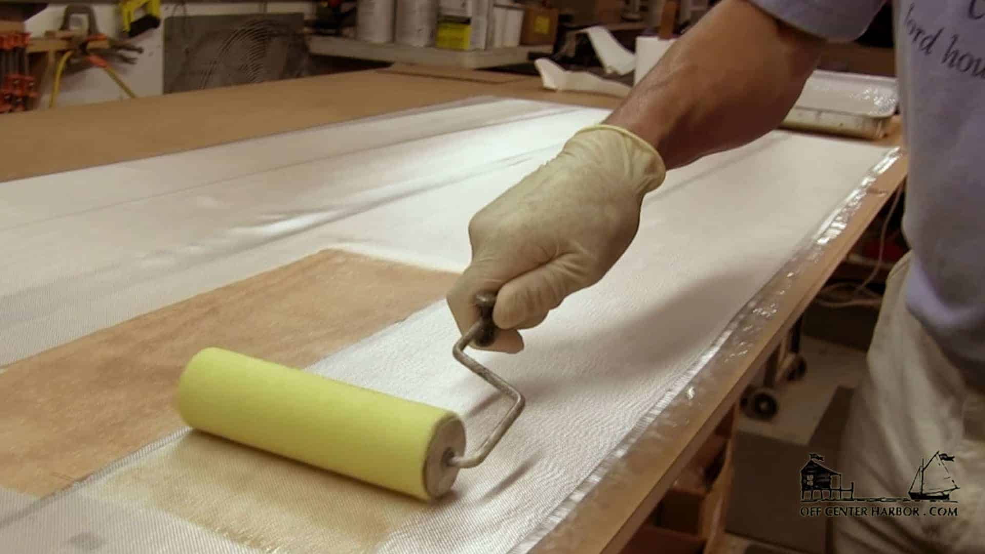 Mastering Epoxy with Russell Brown, Part 6 - Fiberglassing Flat Panels ...